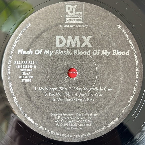 DMX - “Flesh Of My Flesh Blood Of My Blood” Vinyl 2x LP (Promo Copy) - Picture 4 of 7